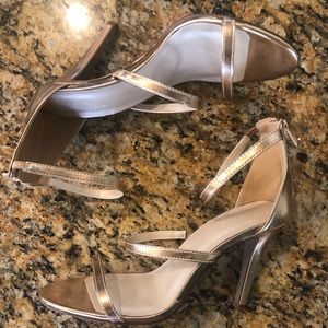 David’s Bridal Strappy Stilletto Heels